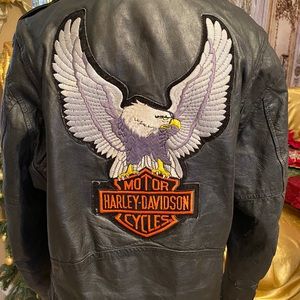 Men HUDSON leather Jacket size 40